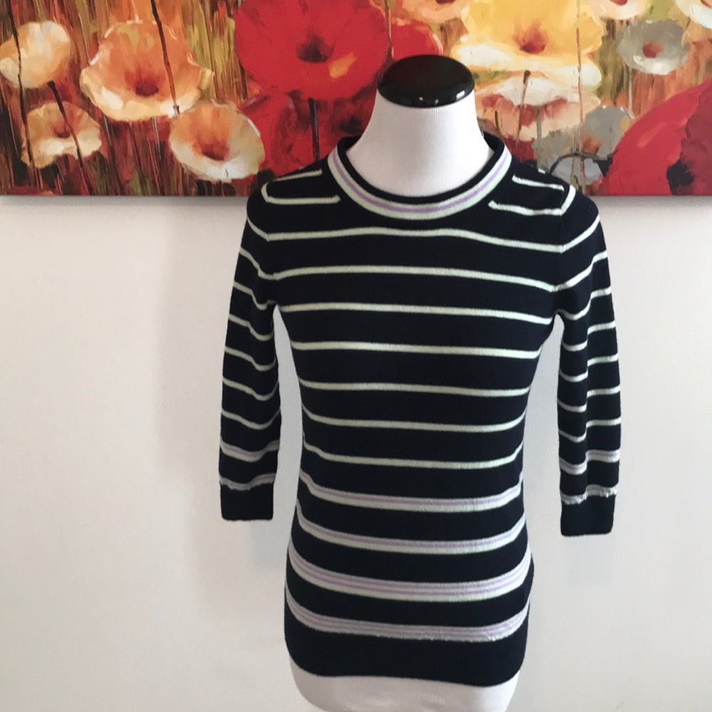 J. Crew Wool 3/4 sleeve sweater